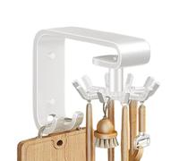 Crochet d'utilité de cuisine 360 - Services de service en acier sans collant rotation du support sil, support d'équipement de cuisson, rangement outil de cuisson c