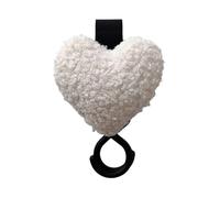 Crochet élégant en forme de cœur pour poussette, accessoire de poussette pour bébé, accessoire de rangement supplémentaire pour le shopping, les voyages, crochet essentiel pour poussette pour un