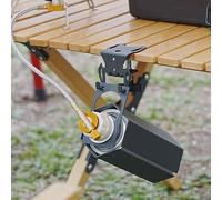 Crochet en fer F-Clamp Cartouche Multi-usage Camping 133g Bouteille Bidon avec surfaces compactes ≤ 2,5 cm d'épaisseur Compatible avec cuisinière à gaz Ouvre-bouteille 6 x 5,5 x 5,6 cm Support monté