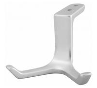 Crochet en fonte d'aluminium-anodisé argent HERMETA