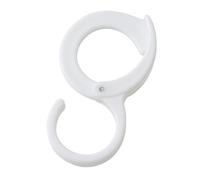 Crochet en Forme de S, Plastique PVC, Installation sans Perçage, Conception Polyvalente, Antidérapant et Stable, Forte capacité de Charge, Gain de Place, Suspension pour Cuisine,