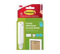 Crochet en plastique pour cadre - Rayon QI Blanc Petit modèle