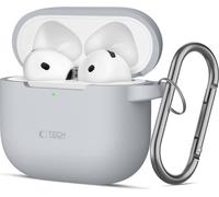 Crochet en silicone Tech-Protect Apple Airpods 4 Gris Crayon