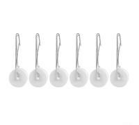 Crochet Enrouleur Tomate Métal 15.5cm Support pour robuste Crochet(6 pieces)
