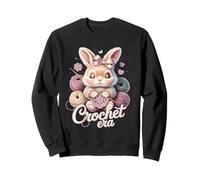 Crochet Era Cute Bunny Yarn Crochet Esthétique Sweatshirt