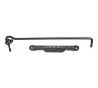 Crochet et crémaillère acier prépeint, H.25 x L.300 x P.20 mm G