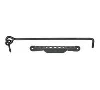 Crochet et crémaillère acier prépeint, H.25 x L.500 x P.20 mm