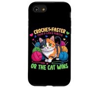Crochet Faster Than A Laser Pointer Or The Cat WINS Coque pour iPhone SE (2020) / 7/8