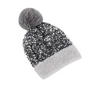 Crochet Femmes Ski Casual Knit Ski Mode Chaud Hiver Chapeau Cap Femmes Chapeaux Casquettes, gris, Taille unique