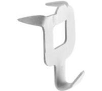 Crochet fixe cadre blanc Blister FISCHER - 8 pcs - 48096 Blanc G