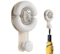 Crochet flottant sans perçage - Porte-serviettes de douche, crochets de douche | Porte-serviettes réutilisable, crochet multifonctionnel pour mur de douche, verre, facile