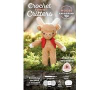 Crochet Forest Critters Amigurumi Kit Moose: Everything You Need Is Included: 100%-Cotton Yarn, Crochet Hook, Stitch Marker, Tapestry Needle, ... Instruction Videos; Beginner Friendly!