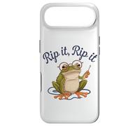 Crochet Frog Yarn Knitting Crafting Hobby Frogging Rip It Coque pour iPhone Air