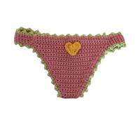 Crochet Funny Bookmarks Underwear, Shape Bikini Style Book Marker Set, 22x12x0.5cm Creative Handmade Page Holder for Reading Study School College Library Dorm Home Office Use Novelty Gift Accessory