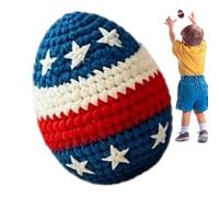 Crochet Hacky Ball Patriotique Portable Coloré 4 Juillet