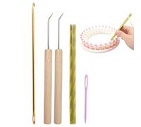 Crochet Hook Pen - Aide à tricot en plastique, outil de métier à, crochet de fil | Slim Needle stylo pour projets de métiers à circulaires, outil de tricotage pratique pour écharpe au