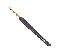 Tulip Crochet Hook, Black, Gold, Taille Unique
