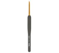 Tulip Crochet Hook, Aluminium, Black, Gold, Taille unique