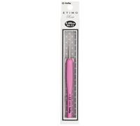 Tulip - n ° 12 ETIMO Rose Acier Grip Soft (0,60 mm) Crochet Crochet - 1 unité