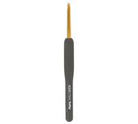 Tulip Crochet Hook, Aluminium, Black, Gold, Taille Unique