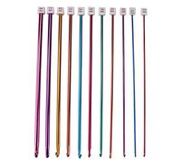 Crochet Hooks Multicolour Aluminum Kit for Beginners Knitting Lovers Afghan Crochets