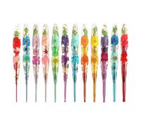 Crochet Hooks Set - 9 Piece Resin Handle Knitting Tools