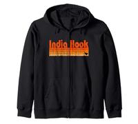 Crochet indien, style rétro des années 80 Sweat à Capuche