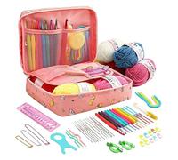 Crochet Kit | Handmade Crafting | Crochet Starter Kit, Learn To Crochets Amigurumi Stuffed Animals For Adults Art Teachers Classroom Projects Holiday DIY Enthusiasts Stocking Stuffer Group Activity