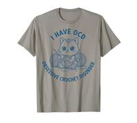 Crochet Knitting I Have OCD Obsessive Crochet Trouble T-Shirt
