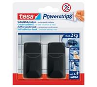 Crochet L - Powerstrips - auto adhésifs - rectangulaire - 57 x 21 x 29 mm -