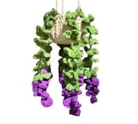 Crochet Lavande Voiture Ornement Suspendu Artisan Coton Décoration Costume pour Voiture Maison