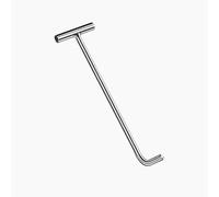 Crochet Leve Plaque Extracteur de Levage de Trou D'homme en Métal pour Couvercles de Fosses Septiques, Clés de Levage de Couvercle Polyvalentes, Outils à Crochet pour Ouvrir les Grilles en Acier(50cm