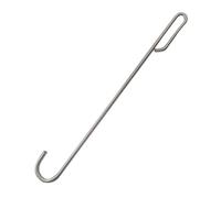 Crochet Leve Plaque Forme D Clés de Levage de Regard Acier Inoxydable, Crochet de Traction de Couvercle Robuste pour Égouts / Fosse Septique, Extracteur de Porte de Volet Roulant pour la Maison(150cm