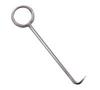 Crochet Leve Plaque,Lève-couvercle d'égout, Extracteur de couvercle de drain portable avec poignée ronde, rehausseur de fosse septique polyvalent for extraction(6pcs)