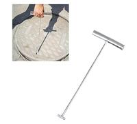 Crochet Leve Plaque, Lève-Couvercle d'Égout, Extracteur de grille de drainage polyvalent for le bord de la route, outil de crochet de traction for déplacer des objets lourds(60cm (23 5/8"))