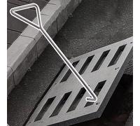 Crochet Leve Plaque, Lève-Couvercle d'Égout, Extracteur portatif for puits et égouts, avec poignée triangulaire et couvercles rigides(80cm (31 1/2"))