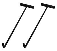 Crochet Leve Plaque, Lève-Couvercle d'Égout, Outil de levage et de traction for couvercles d'égouts, lève-grille de drainage routier polyvalent(44x13.5cm (17 3/8"x5 1/4"))