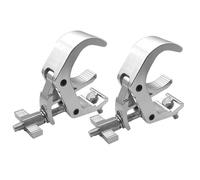 Crochet lumineux général en aluminium à libération rapide, pince en métal haute résistance, installation simple pour équipement LED de scène, crochet d'éclairage de scène en aluminium