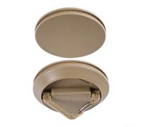 Crochet Magnétique Camping ABS Acier Inoxydable | pour force d'attraction élevée, usage extérieur, garage atelier, cuisine salle de bain, anti-corrosion(Brown 7*5.4cm)