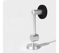 Crochet magnétique en alliage d'aluminium noir pour aluminium (argenté) | Rotation à 270 degrés, positionnement optimal, pour porte-filtre et tasses, finition noire, design robuste