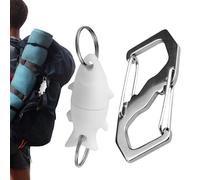 Crochet magnétique en métal, boucle magnétique pour pêche à la mouche | Boucle magnétique pour hameçon de pêche - Support magnétique pour filet de pêche à la truite pour l'extérieur