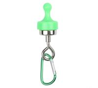 Crochet Magnétique Puissant pour Lampe LED Extérieur | Base magnétique réglable, 3 modes d'éclairage compatibles, rotation pour facile, tente, garage, atelier(green)