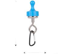 Crochet Magnétique Puissant pour Lampe LED Extérieur | Base magnétique réglable, 3 modes d'éclairage compatibles, rotation pour facile, tente, garage, atelier(blue)