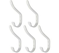 Crochet métallique classique à broches simples, petit crochet de suspension solide, conceptions permettant d ' économiser de l ' espace, parfait pour les espaces limités, crochets d ' organisation des