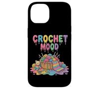 Crochet Mood Panier De Laine Arc-en-Ciel Ourson Mignon Coque pour iPhone 14