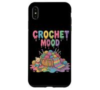 Crochet Mood Panier De Laine Arc-en-Ciel Ourson Mignon Coque pour iPhone XS Max