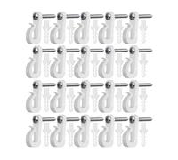 Crochet multifonction pour la maison pour une utilisation en extérieur, idéal pour accrocher des lumières de Noël et garder les câbles propres, crochet réutilisable en S