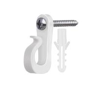 Crochet multifonction pour la maison pour une utilisation en extérieur, idéal pour accrocher des lumières de Noël et garder les câbles propres, crochet réutilisable en S