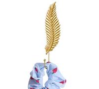 Crochet mural à feuilles, crochets à feuilles décoratifs - Porte-clés mural pour porte-manteau - Crochets en feuille d'or en fer métallique, décoration de maison, pour clé, serviette, chapeau, sac, pa