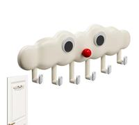 Crochet mural amusant pour peignoir, motif | Crochets de serviette de salle de bain pour mur, pour vêtements, manteau, chapeau, sac, clés, salon, bureau, douche, toilettes